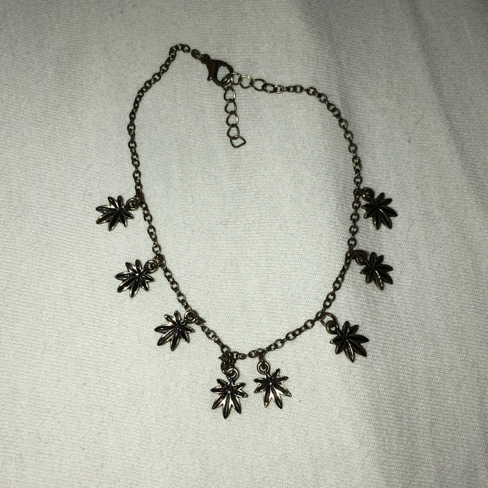 Weed Leaf Anklet
